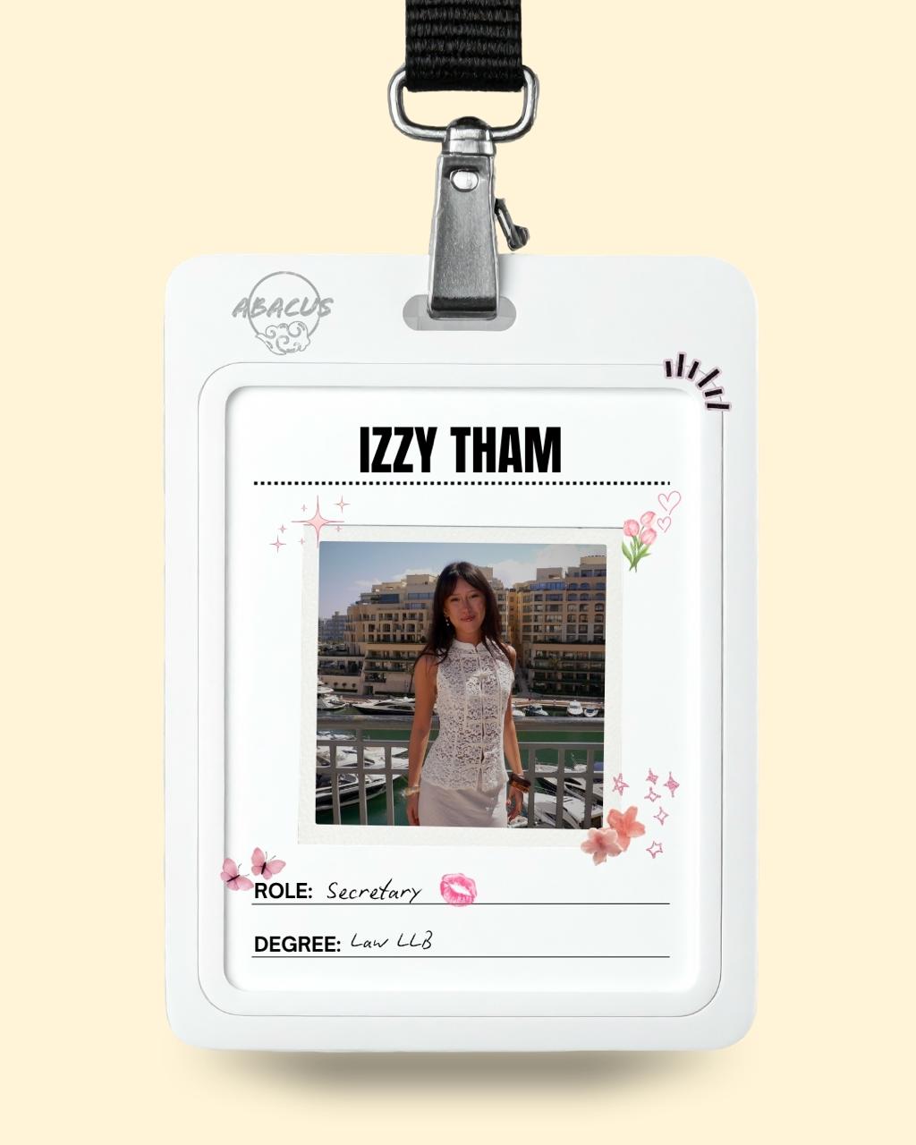 Izzy ID card