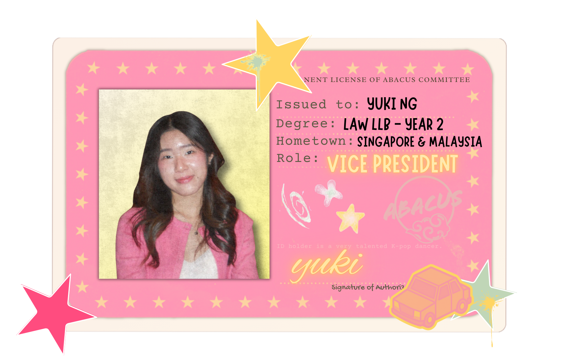Yuki ID card